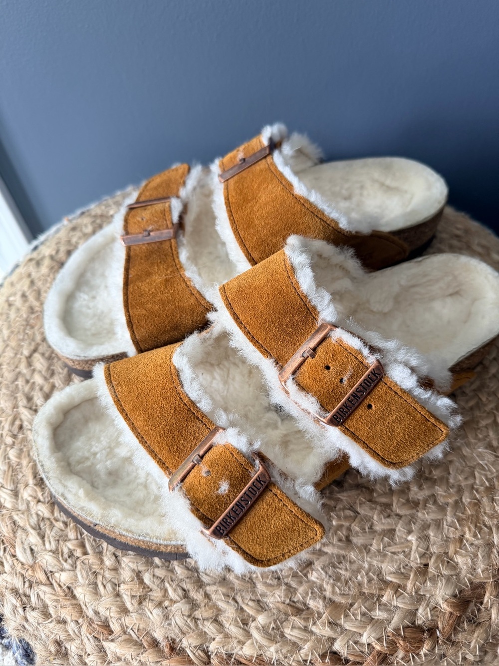 Birkenstock Arizona Shearling Sandals